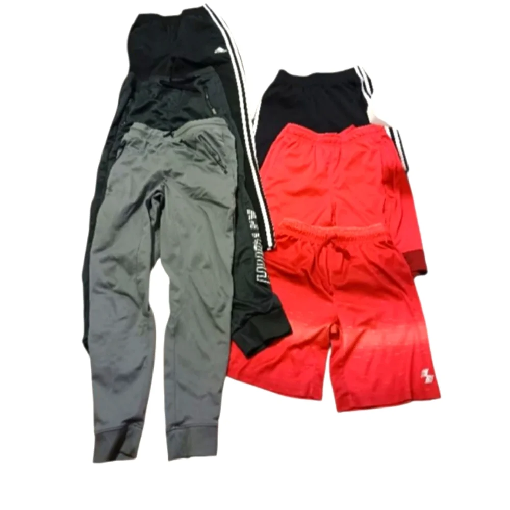Kids Red and Gray Bottoms